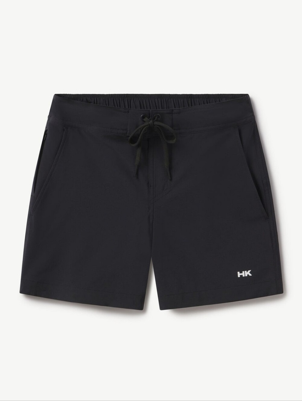 Humankind Unisex Gender Neutral black 5" board short swim shorts